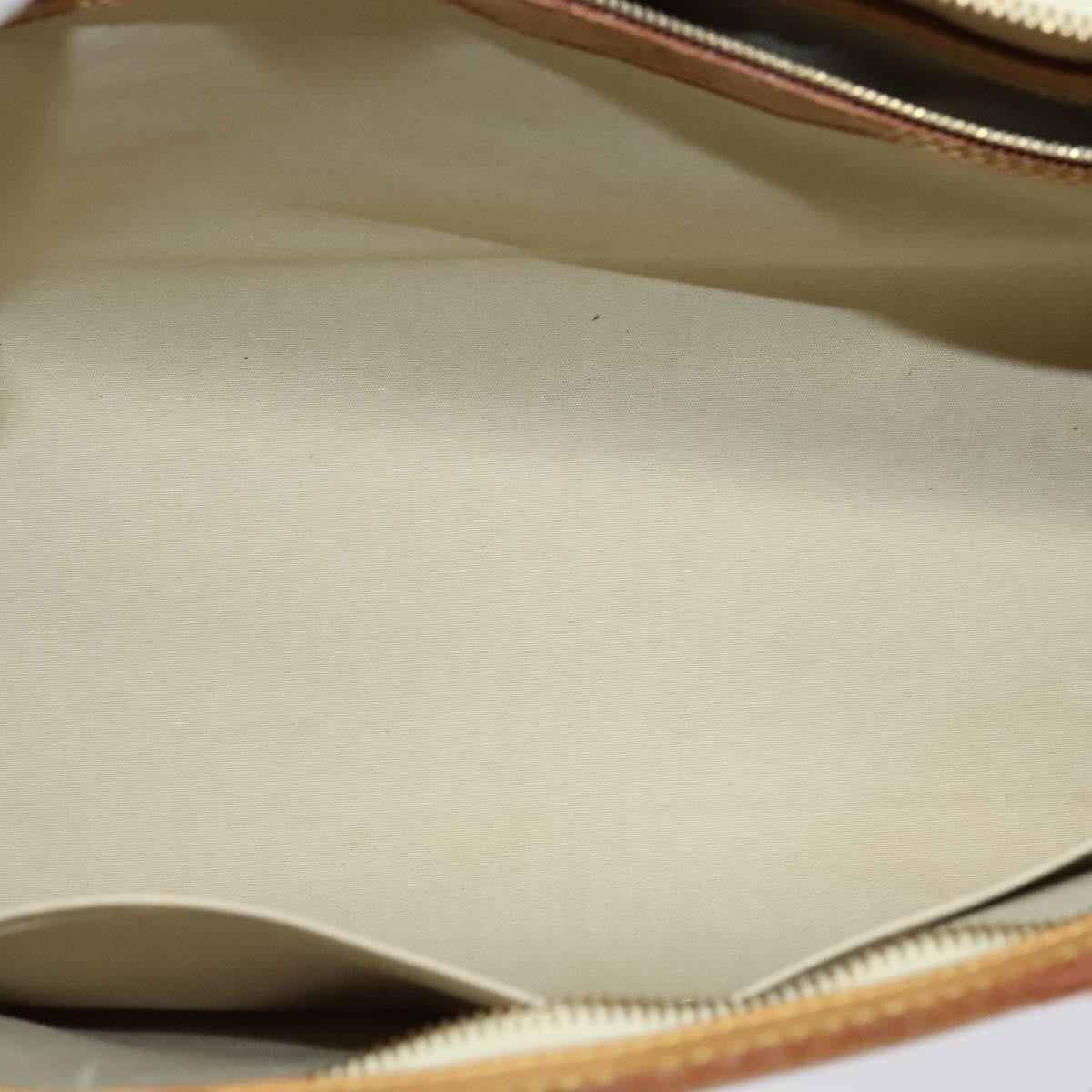 Louis Vuitton Brea Handbag Monogram Vernis, BEIGE, PATENT_LEATHER, Handbag