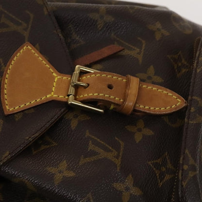 Louis Vuitton Vintage Montsouris Backpack Monogram Canvas, BROWN, CANVAS, Backpack