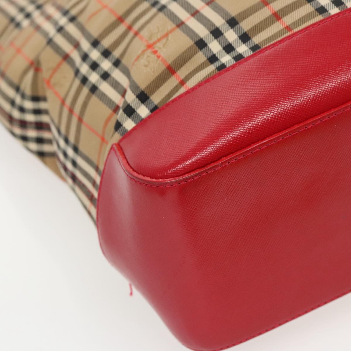 Burberry Nova Check Tote canvas check pattern, BEIGE, CANVAS, Tote bag