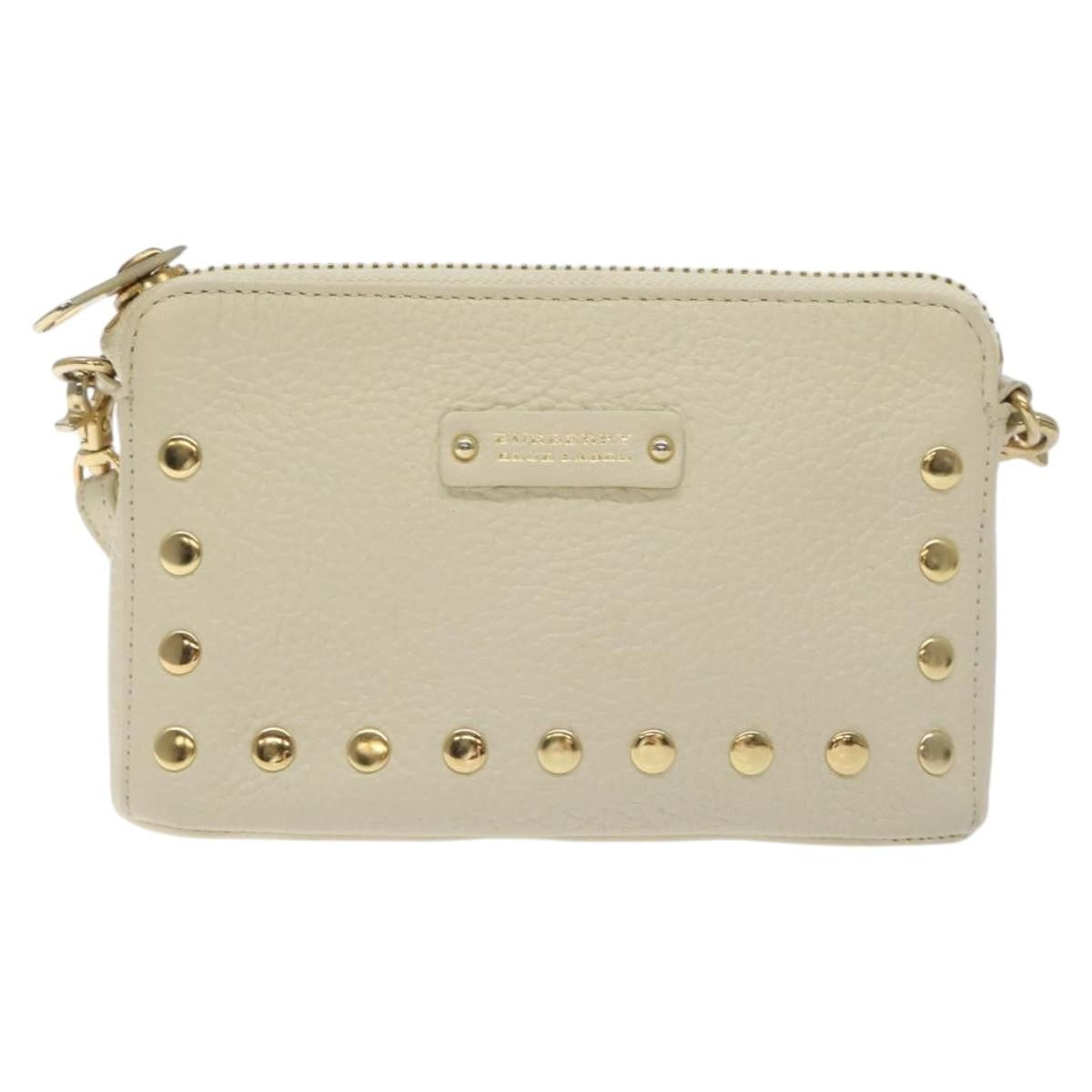 Burberry Blue Label shoulder bag Leather, BEIGE, LEATHER, Shoulder bag