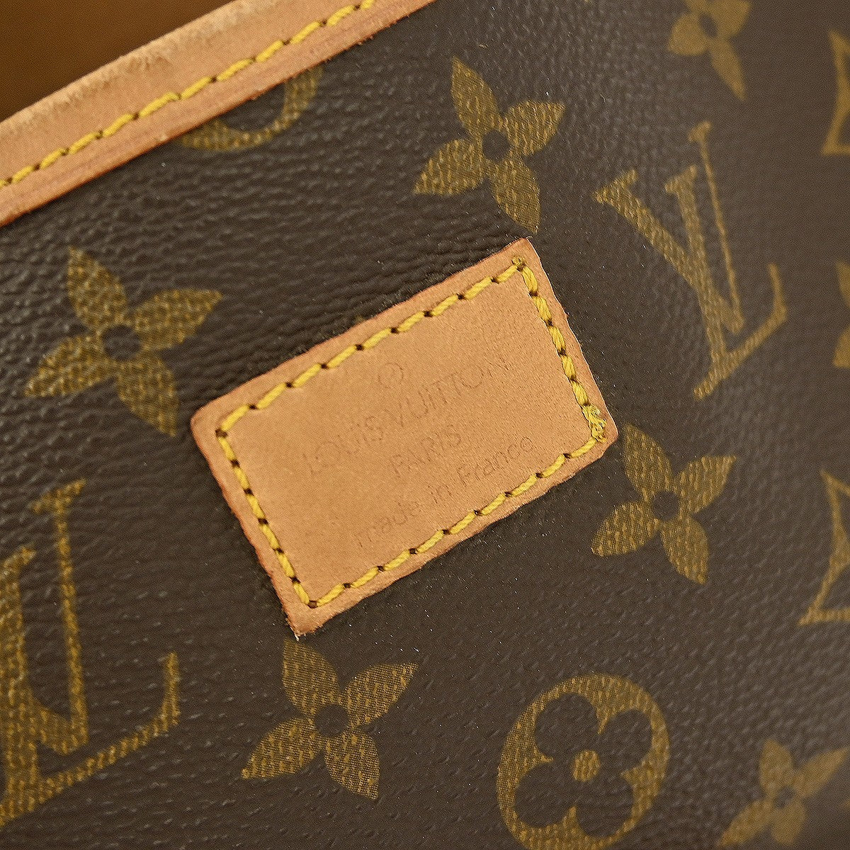 Louis Vuitton Saumur Handbag Monogram Canvas, BROWN, CANVAS, Shoulder bag