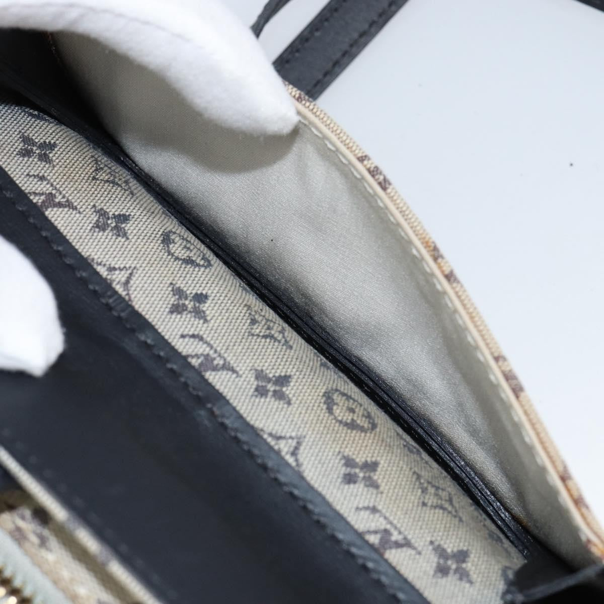 Louis Vuitton Juliette Crossbody Bag Mini Lin, BLUE, CANVAS, Shoulder bag