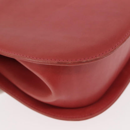 Salvatore Ferragamo Gancini Shoulder Bag Leather, PINK, LEATHER, Shoulder bag