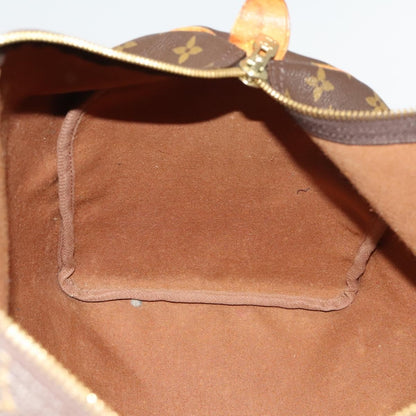 Louis Vuitton Keepall Bag Monogram Canvas, BROWN, CANVAS, Travel bag