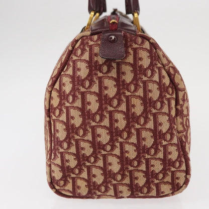 Christian Dior Vintage Trotter Handbag Canvas, RED, CANVAS, Handbag