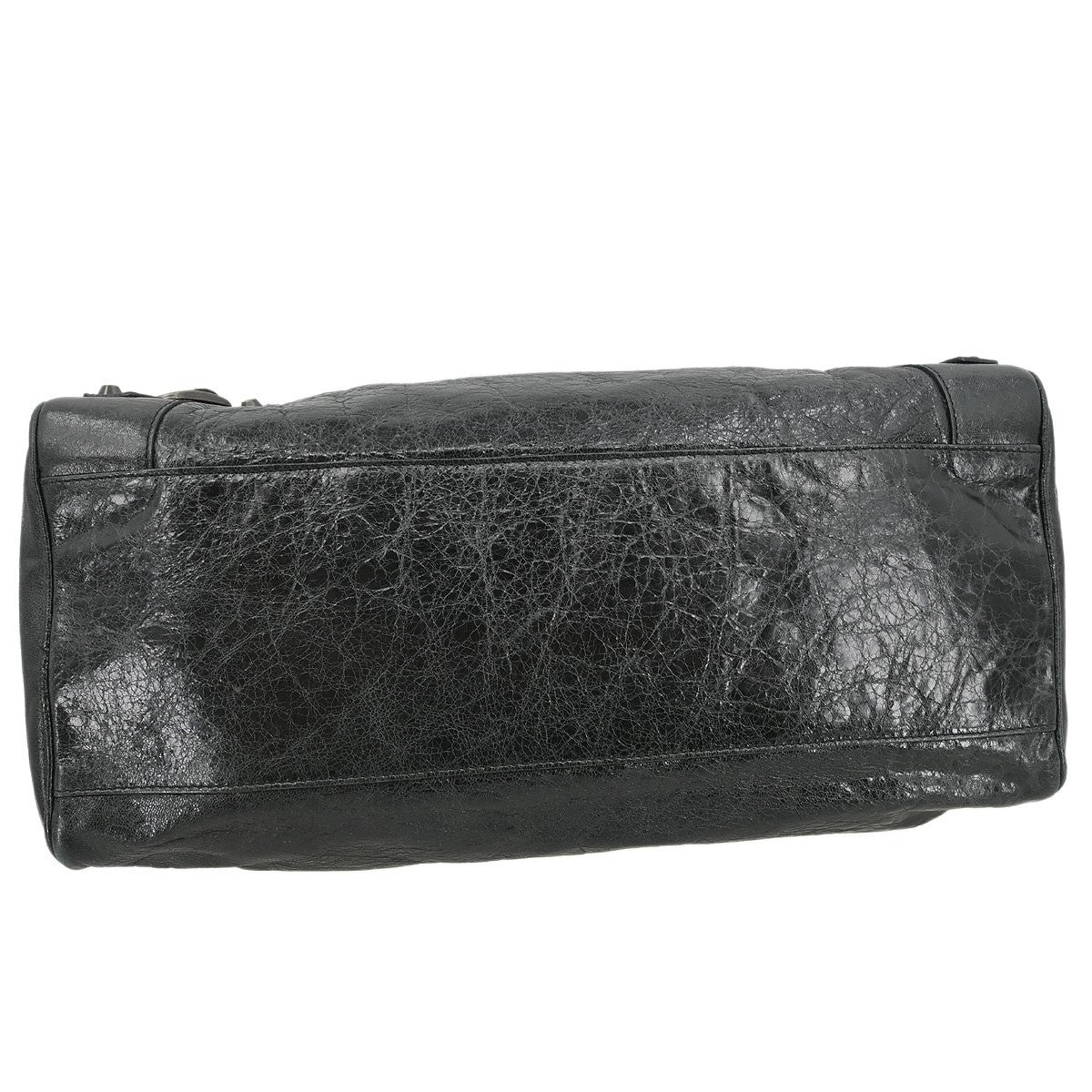 Balenciaga Twiggy Classic Studs Bag Leather, GREEN, LEATHER, Handbag