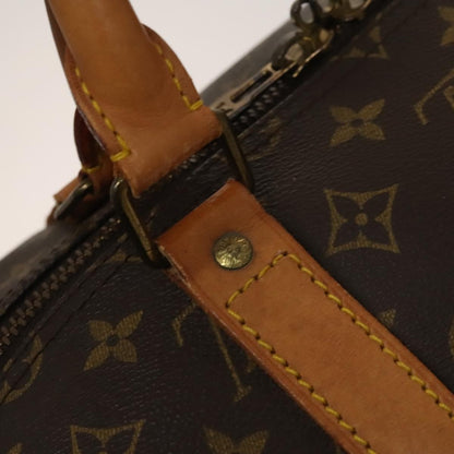 Louis Vuitton Keepall Bag Monogram Canvas, BROWN, CANVAS, Travel bag