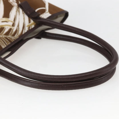 Salvatore Ferragamo Vintage Tote bag Canvas, BROWN, CANVAS, Tote bag
