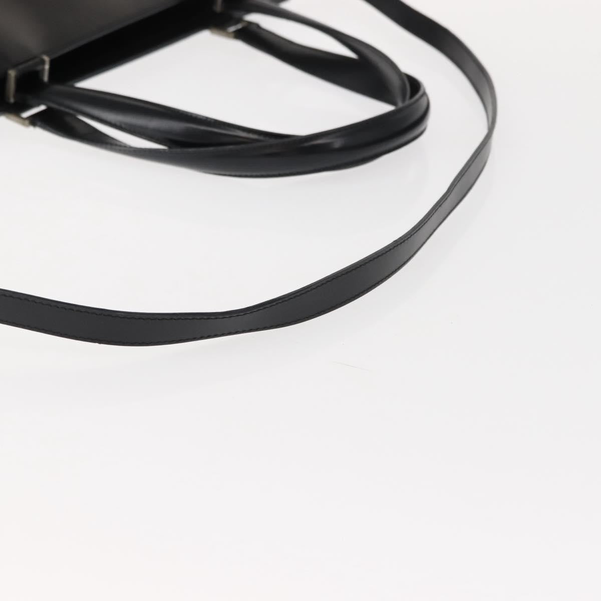 Salvatore Ferragamo Double Gancini Side Buckle Tote Leather, BLACK, LEATHER, Handbag