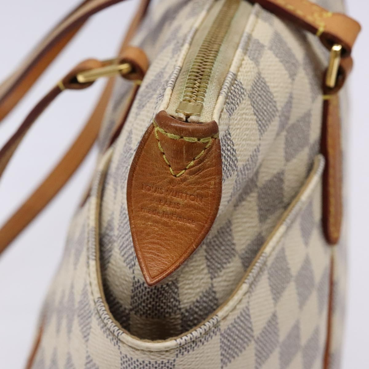 Louis Vuitton Totally Handbag Damier, WHITE, CANVAS, Tote bag