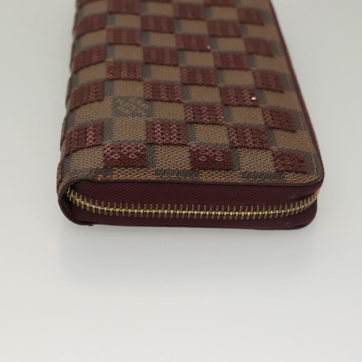 Louis Vuitton Zippy Wallet NM Damier, RED, CANVAS, Wallets