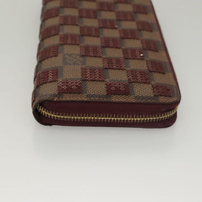 Louis Vuitton Zippy Wallet NM Damier, RED, CANVAS, Wallets