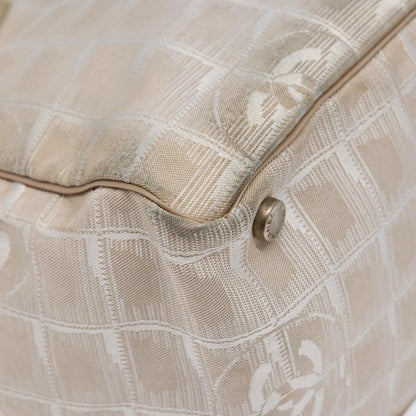 Chanel Travel Line Tote Nylon, BEIGE, NYLON, Tote bag