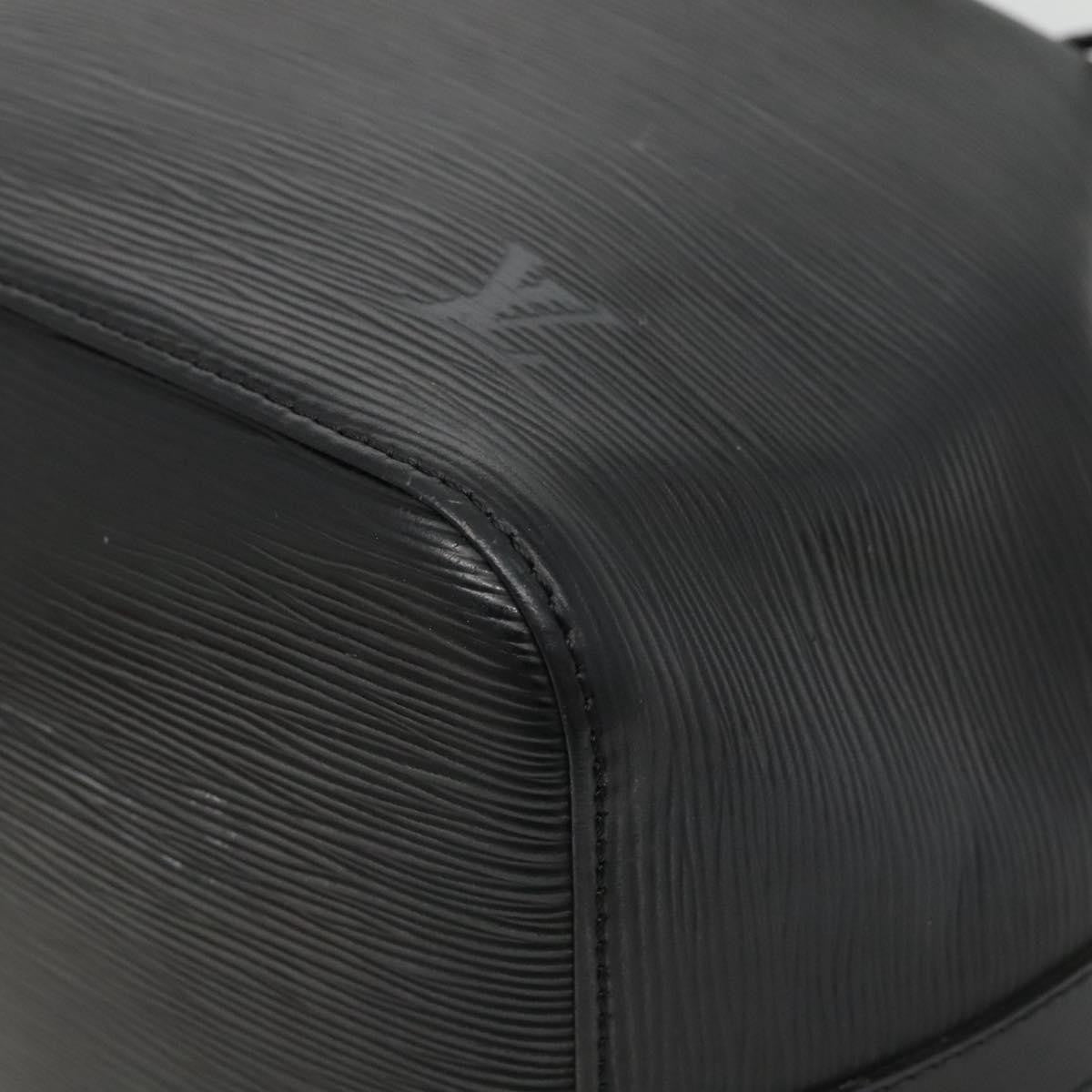 Louis Vuitton Petit Noe Handbag Epi Leather, BLACK, LEATHER, Handbag