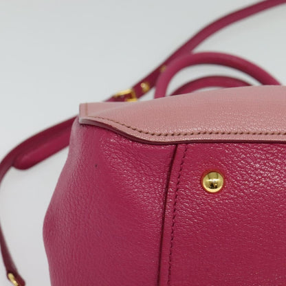 Miu Miu Madras Bowler Bag Leather, PINK, LEATHER, Handbag