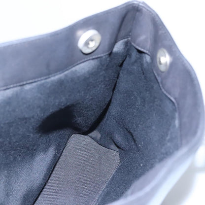 Chanel Vintage Shoulder Bag Leather, BLACK, LEATHER, Shoulder bag