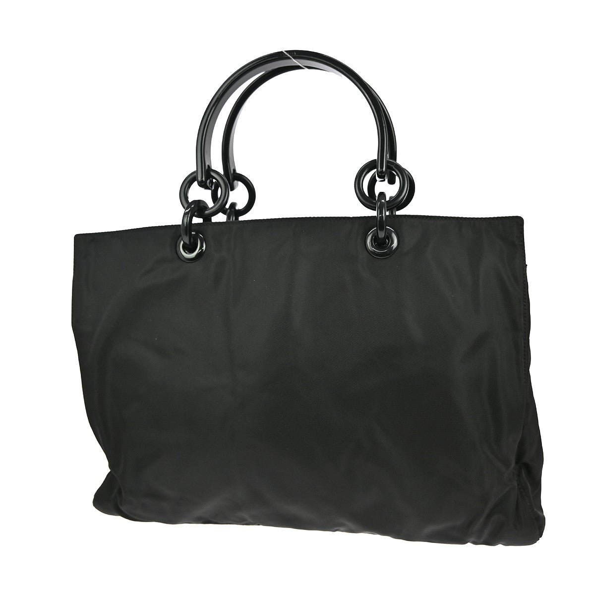 Prada Vintage Tote Tessuto, BLACK, NYLON, Tote bag