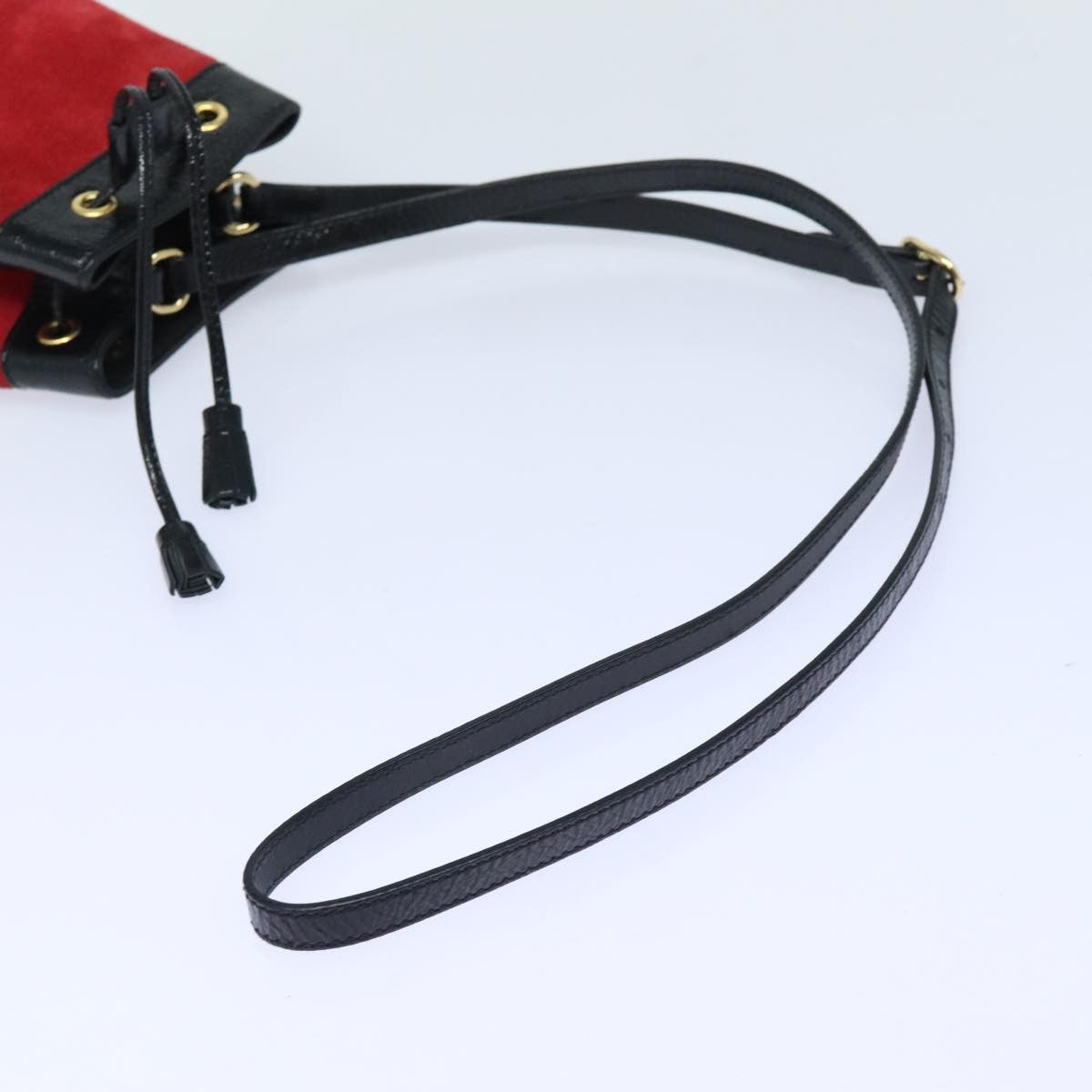 Gucci Ophidia Bucket Bag Suede, RED, SUEDE, Shoulder bag