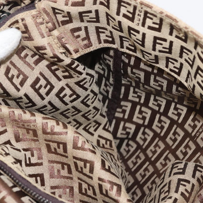 Fendi Vintage Tote Zucca Canvas, BEIGE, CANVAS, Tote bag