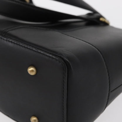 Burberry Vintage tote bag Leather, BLACK, LEATHER, Tote bag