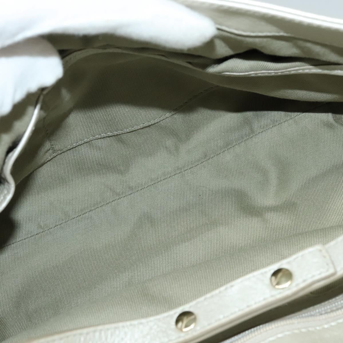 Bvlgari Chandra Flap Shoulder Bag Leather, SILVER, LEATHER, Shoulder bag