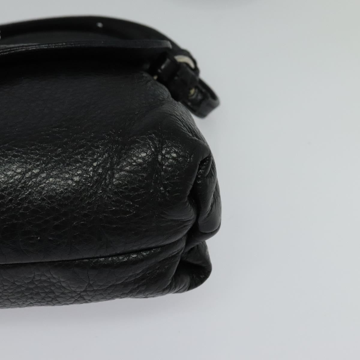 Chloe Lily Handbag Leather, BLACK, LEATHER, Handbag