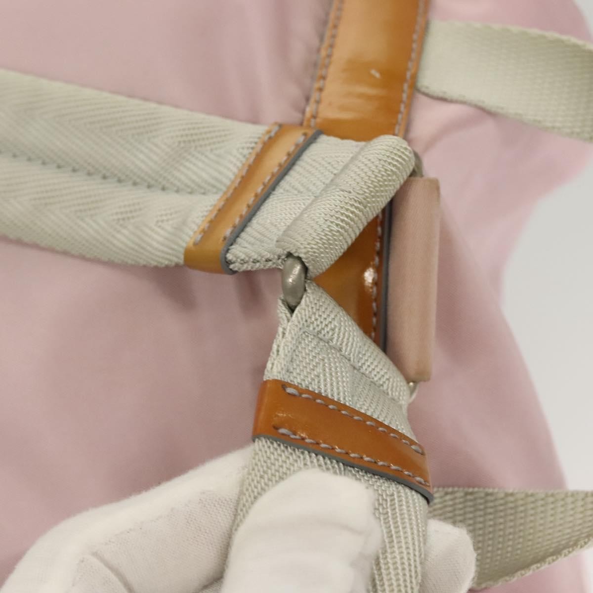 Prada Double Front Pocket Backpack Tessuto, PINK, NYLON, Backpack