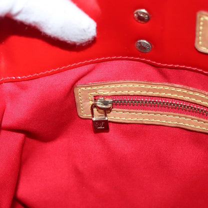 Louis Vuitton Reade Handbag Monogram Vernis, RED, PATENT_LEATHER, Handbag