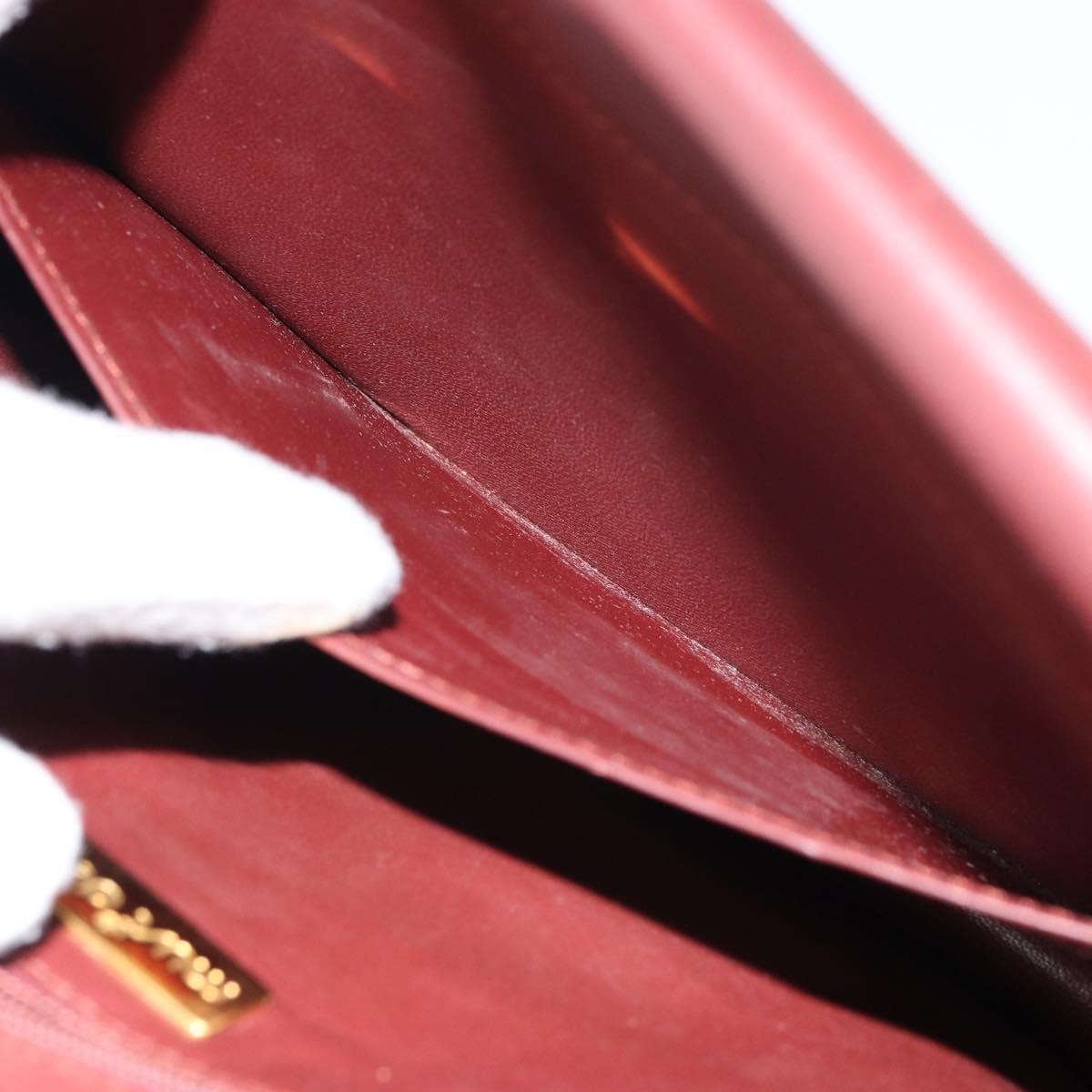 cartier Must de Cartier Shoulder Bag Leather, BURGUNDY, LEATHER, Shoulder bag