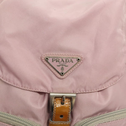 Prada Double Front Pocket Backpack Tessuto, PINK, NYLON, Backpack
