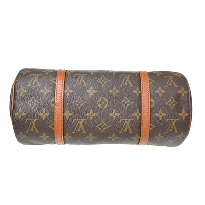 Louis Vuitton Papillon Handbag Monogram Canvas, Brown, Canvas, Handbag