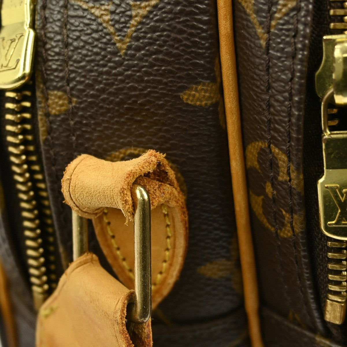 Louis Vuitton Reporter Bag Monogram Canvas, BROWN, CANVAS, Shoulder bag