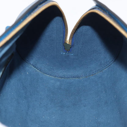 Louis Vuitton Soufflot Handbag Epi Leather, Blue, Leather, Handbag
