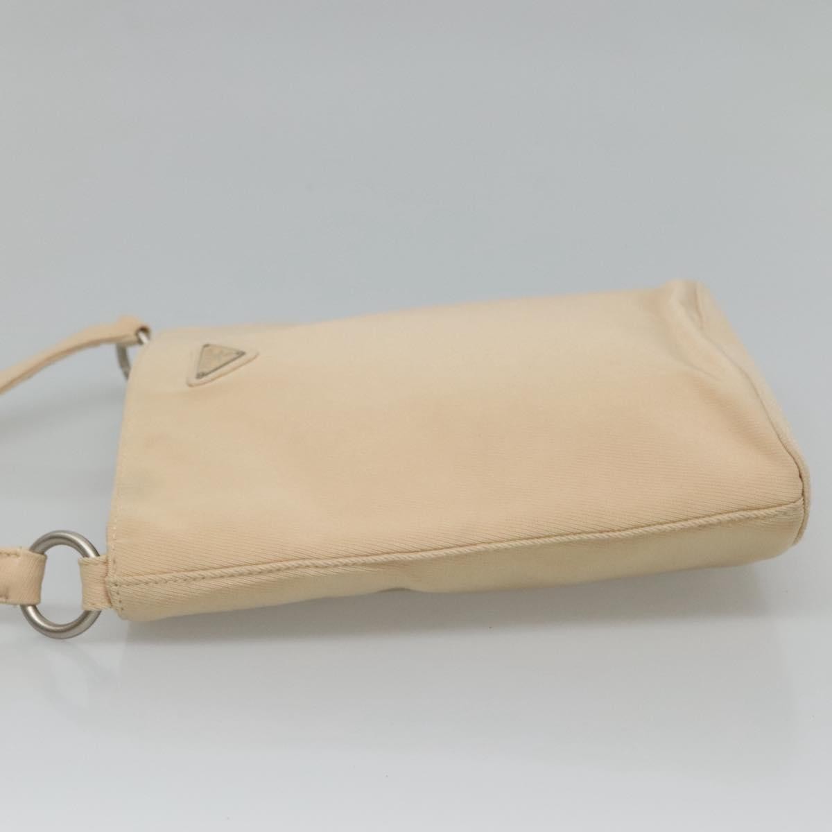 Prada Zip Messenger Canvas, BEIGE, CANVAS, Shoulder bag