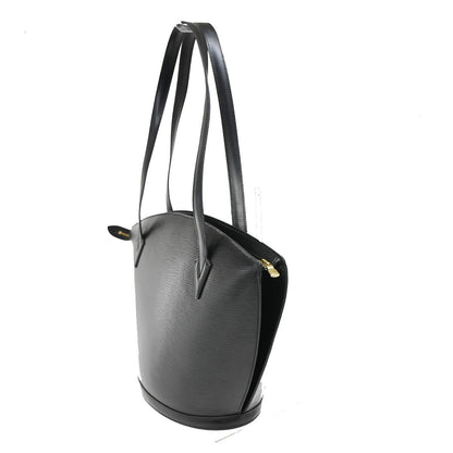Louis Vuitton Saint Jacques Handbag Epi Leather, BLACK, LEATHER, Shoulder bag