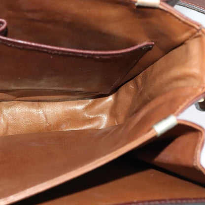 Celine Horse Carriage Shoulder bag Canvas and Leather, BEIGE, CANVAS, Shoulder bag