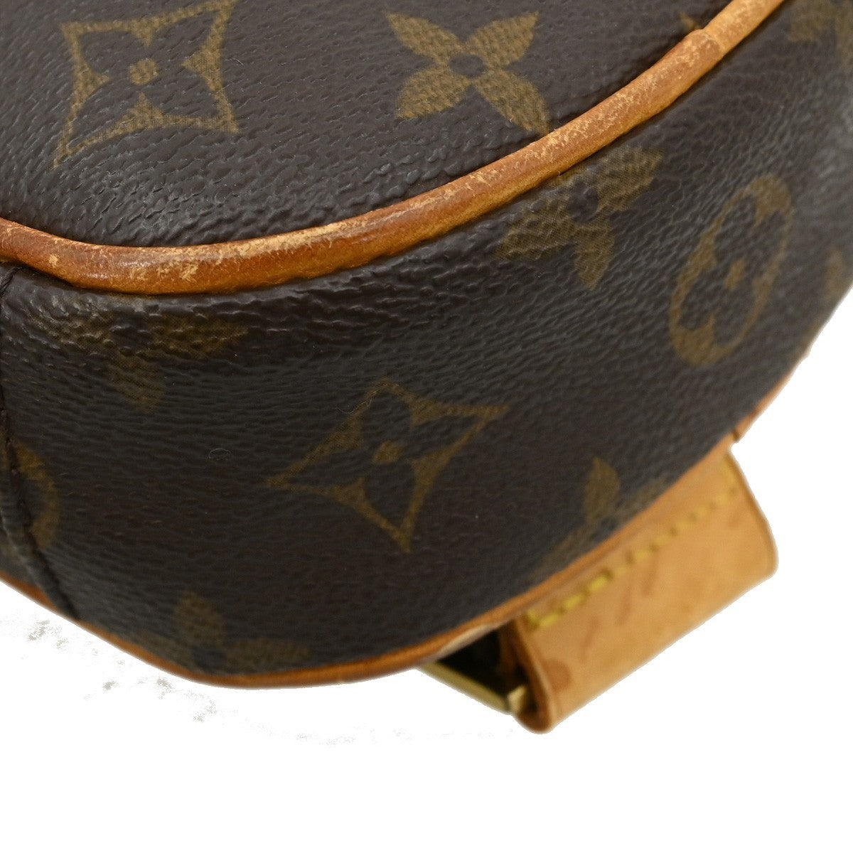 Louis Vuitton Pochette Gange Monogram Canvas, BROWN, CANVAS, Clutche & pouche