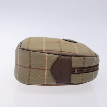 Burberry Nova check Pochette Canvas, BEIGE, CANVAS, Clutche & pouche
