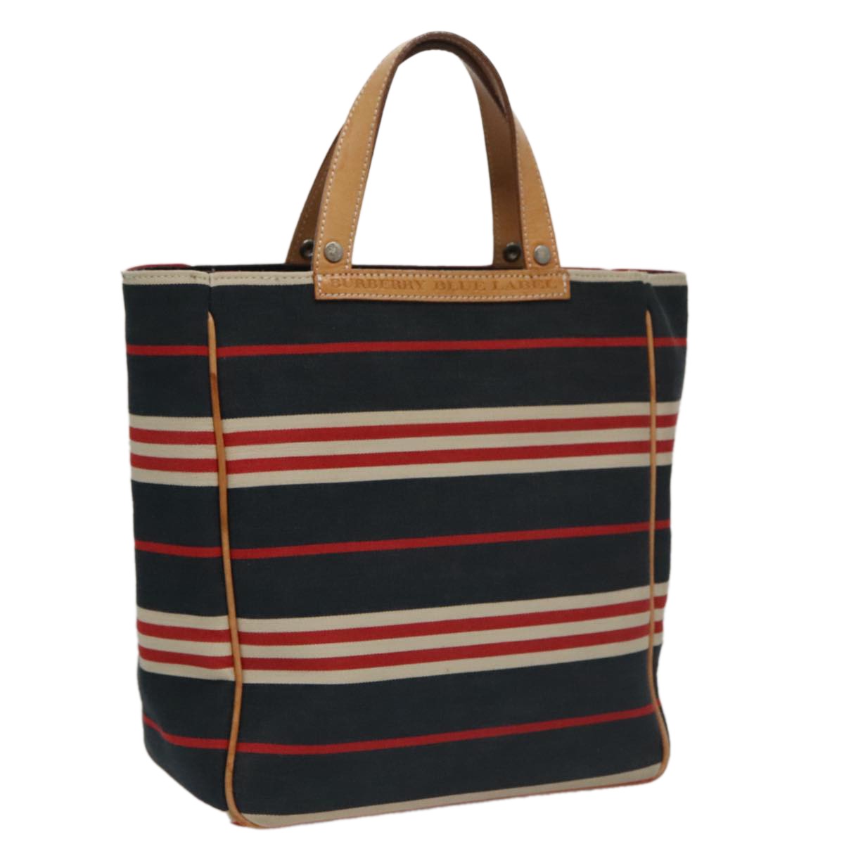 Burberry Blue Label Handbag Canvas, NAVY, CANVAS, Handbag