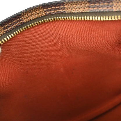 Louis Vuitton Trousse Make Up Bag Damier Canvas, BROWN, CANVAS, Clutche & pouche