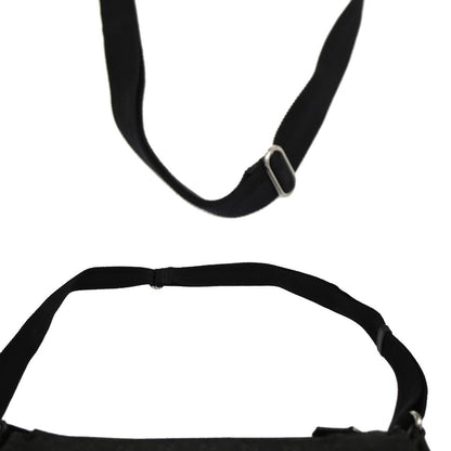 Gucci Zip Messenger Bag GG Canvas with Perforated Leather, BLACK, CANVAS, Shoulder bag