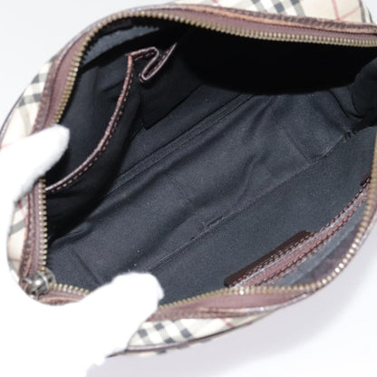 Burberry Camera Crossbody Bag Vintage Check Canvas, BEIGE, CANVAS, Shoulder bag