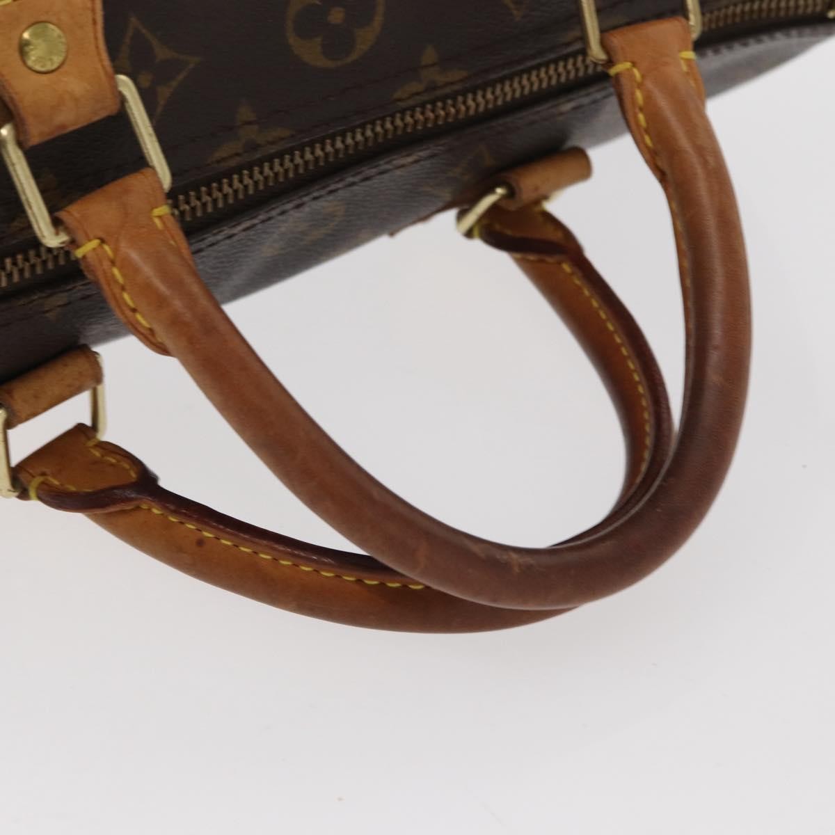 Louis Vuitton Speedy Handbag Monogram Canvas, BROWN, CANVAS, Travel bag