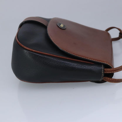 Bally Vintage Shoulder Bag Leather, Brown, Leather, Shoulder Bag