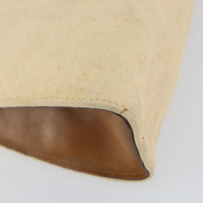 Gucci Vintage Bamboo Handle Bag Canvas, BEIGE, CANVAS, Tote bag