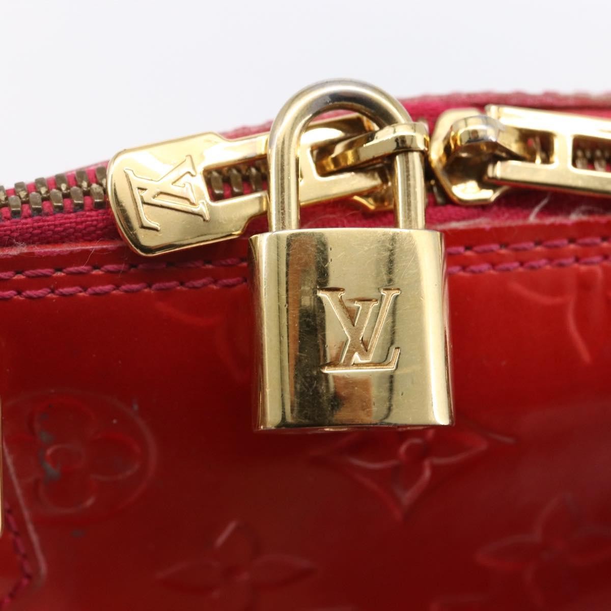 Louis Vuitton Alma Handbag Patent Leather, PINK, PATENT_LEATHER, Handbag