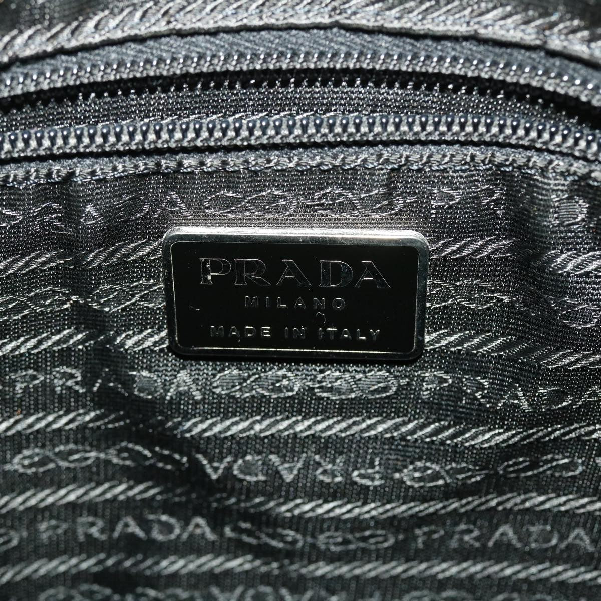 Prada Vintage Shoulder Bag Tessuto, BLACK, NYLON, Shoulder bag