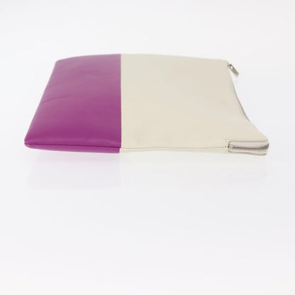 Celine Bicolor Solo Clutch Leather, MULTICOLOUR, LEATHER, Clutche & pouche