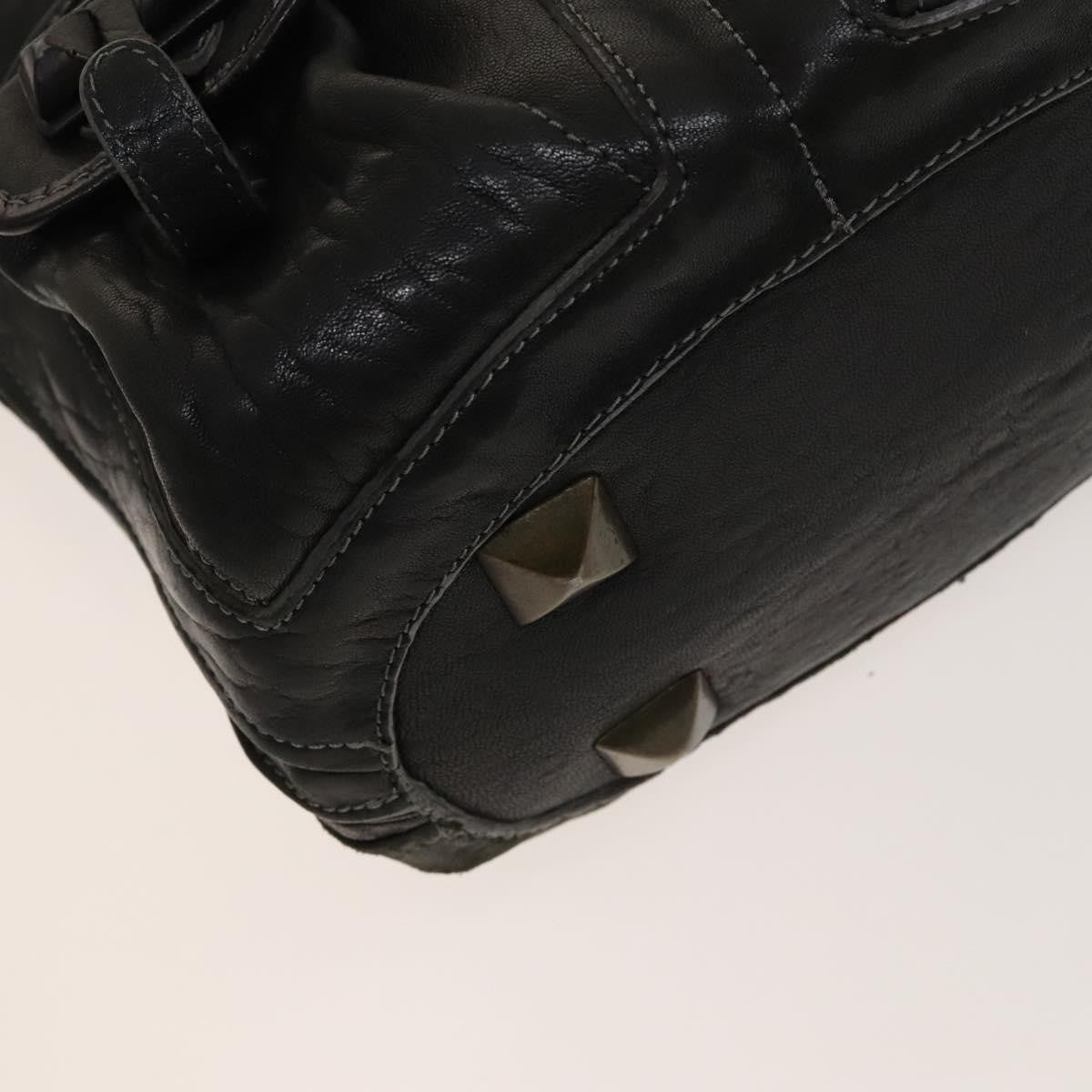 Chloe Vintage Shoulder Bag Leather, BLACK, LEATHER, Shoulder bag