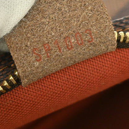 Louis Vuitton Trousse Make Up Bag Damier Canvas, BROWN, CANVAS, Handbag